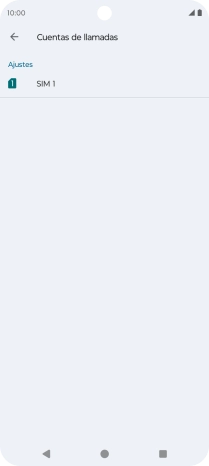 Pulsa el nombre de la tarjeta SIM.