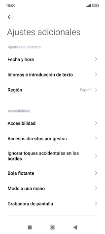 Pulsa Fecha y hora. Pulsa Fecha y hora.