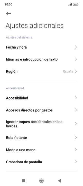 Pulsa Fecha y hora. Pulsa Fecha y hora.