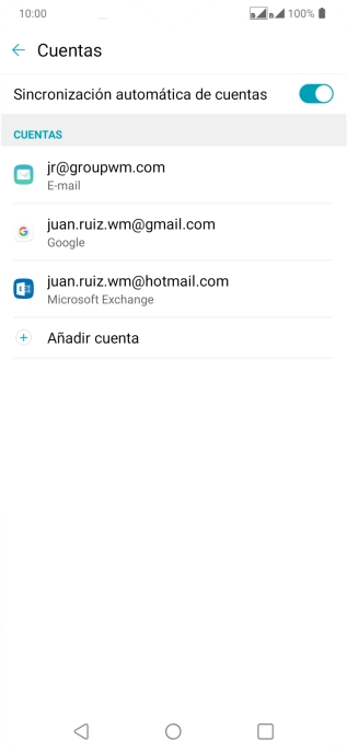 Pulsa el indicador junto a 