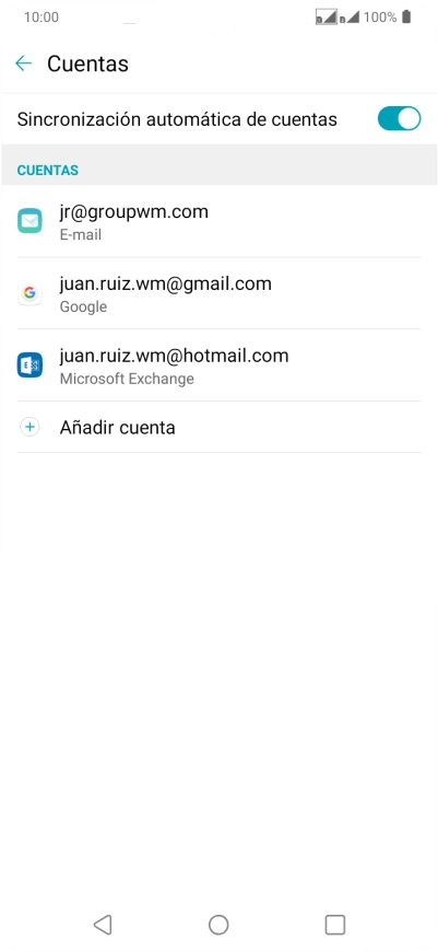 Pulsa el indicador junto a 