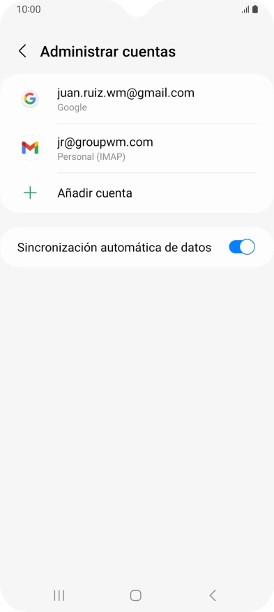 Pulsa la tecla de inicio para terminar y regresar a la pantalla de inicio.
