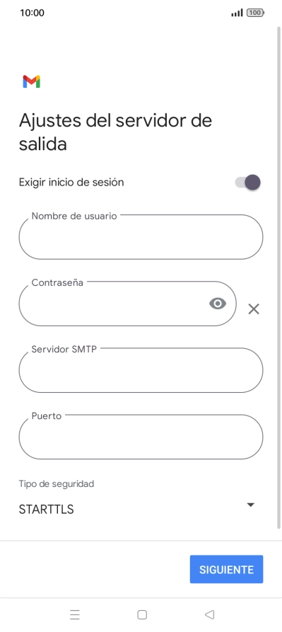 Pulsa el indicador junto a 