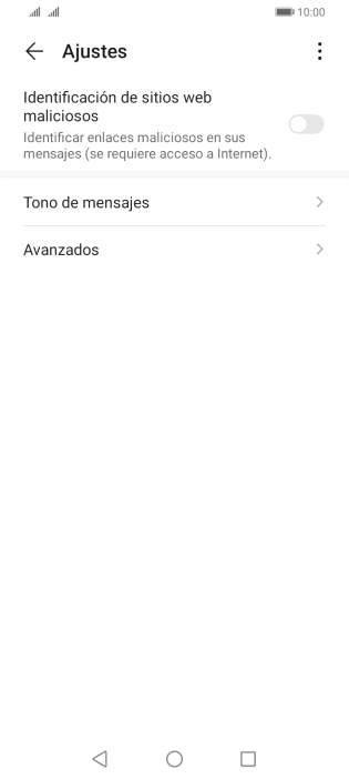 Pulsa Avanzados.