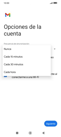 Pulsa el ajuste deseado.