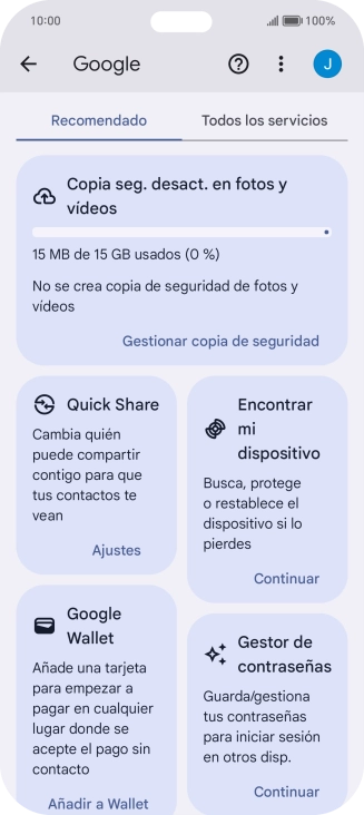 Pulsa Encontrar mi dispositivo.