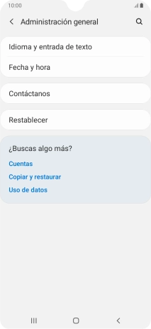 Pulsa Fecha y hora.