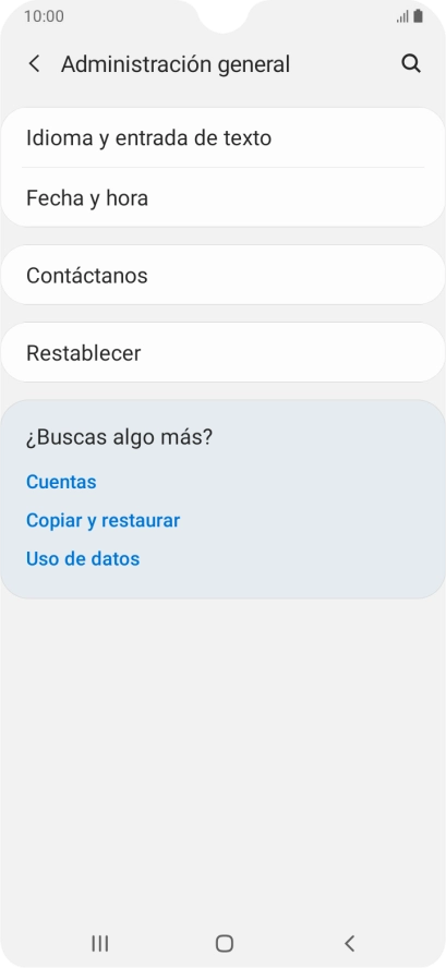 Pulsa Fecha y hora.