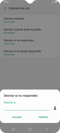 Introduce +34600132000 y pulsa Habilitar.