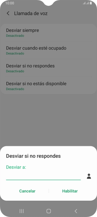 Introduce +34600132000 y pulsa Habilitar.