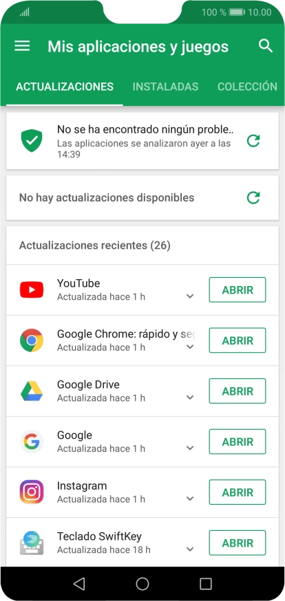 Pulsa INSTALADAS.