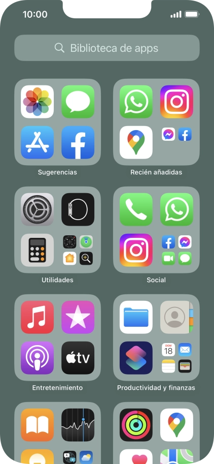 Pulsa la app deseada.