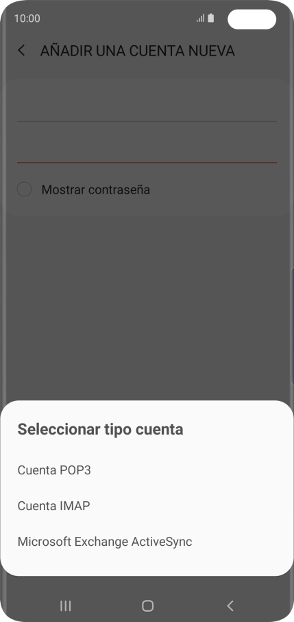 Pulsa Cuenta POP3.