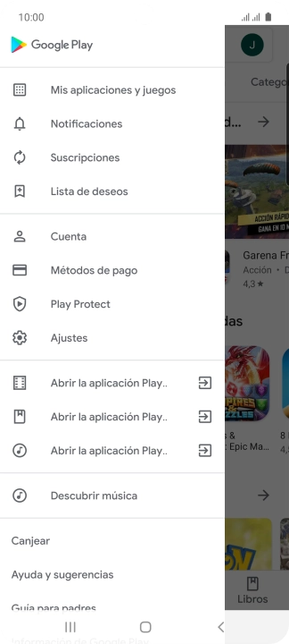 Pulsa Mis aplicaciones y juegos. Pulsa Mis aplicaciones y juegos.