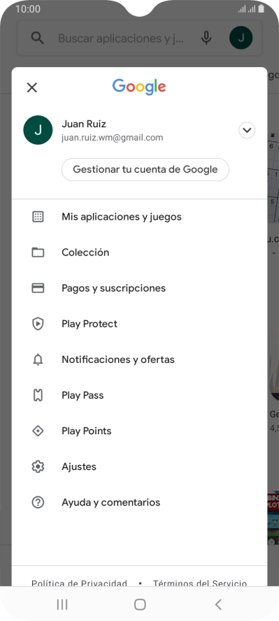 Pulsa Mis aplicaciones y juegos.