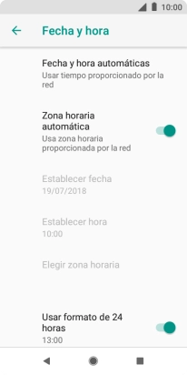 Pulsa la tecla de inicio para terminar y regresar a la pantalla de inicio.