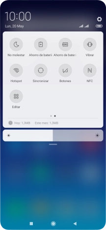 Pulsa Ahorro de batería para activar la función.