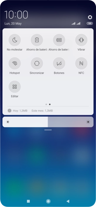 Pulsa Ahorro de batería para activar la función.