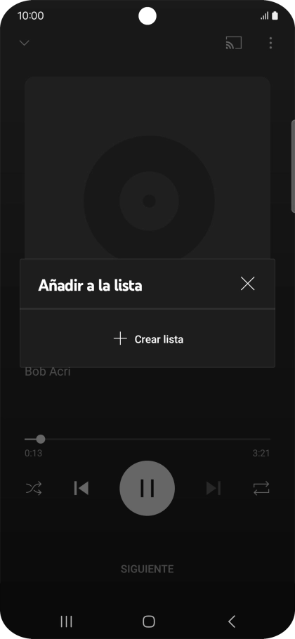 Pulsa Crear lista.
