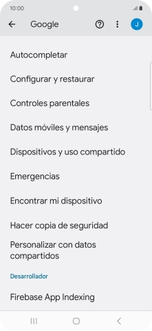 Pulsa Encontrar mi dispositivo.