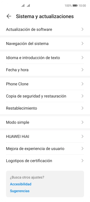 Pulsa Fecha y hora.