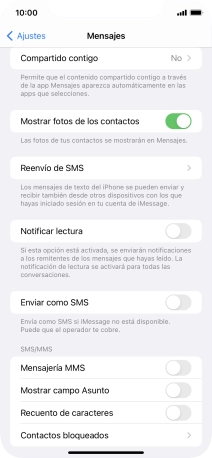 Pulsa el indicador junto a 