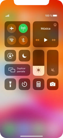 Pulsa la función deseada para abrir una aplicación o para activar o desactivar la función.