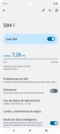 Pulsa el indicador junto a 