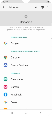 Pulsa la app deseada.