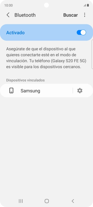 Pulsa la tecla de inicio para terminar y regresar a la pantalla de inicio.