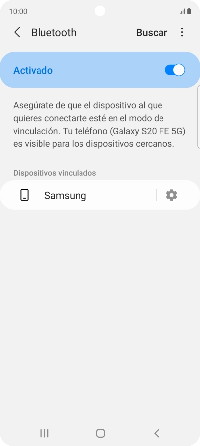 Pulsa la tecla de inicio para terminar y regresar a la pantalla de inicio.