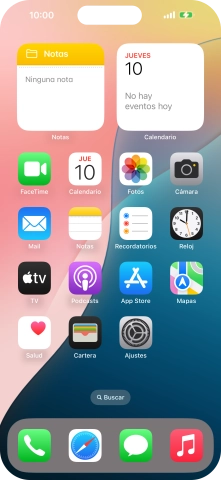 Cuando el icono de carga de batería aparece en la pantalla, el teléfono se está cargando.