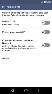 Pulsa Punto de acceso Wi-Fi.