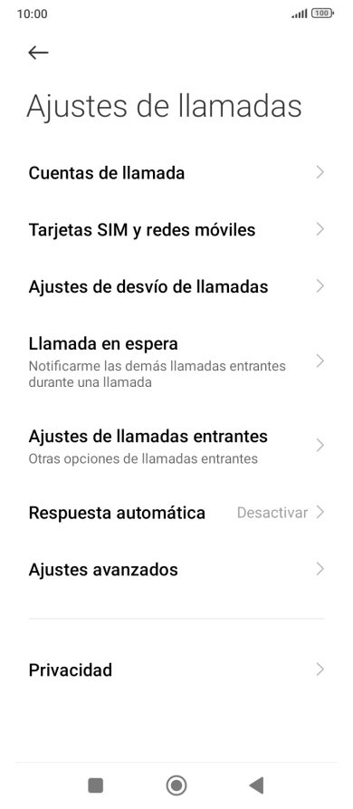 Pulsa Ajustes avanzados.