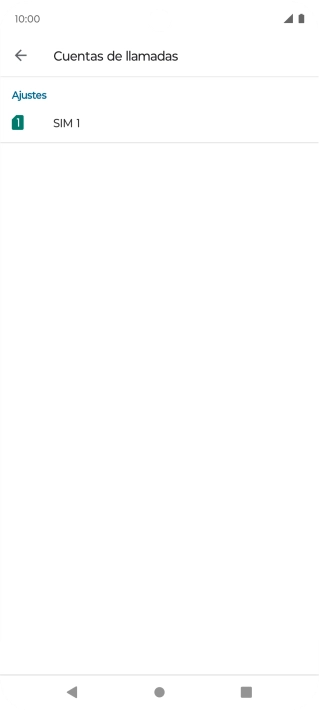Pulsa el nombre de la tarjeta SIM.