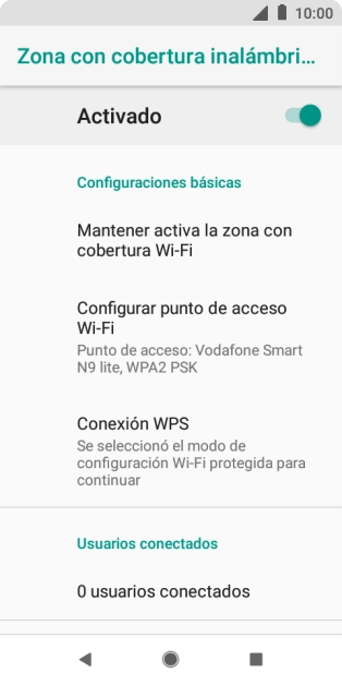Pulsa la tecla de inicio para terminar y regresar a la pantalla de inicio.