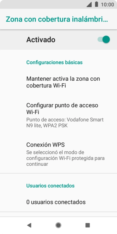 Pulsa la tecla de inicio para terminar y regresar a la pantalla de inicio.