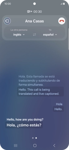 Graba la palabra o frase deseadas y espera a que aparezca la traducción. Graba la palabra o frase deseadas y espera a que aparezca la traducción.