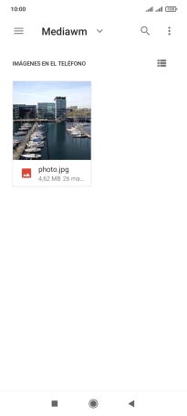 Pulsa el archivo deseado.