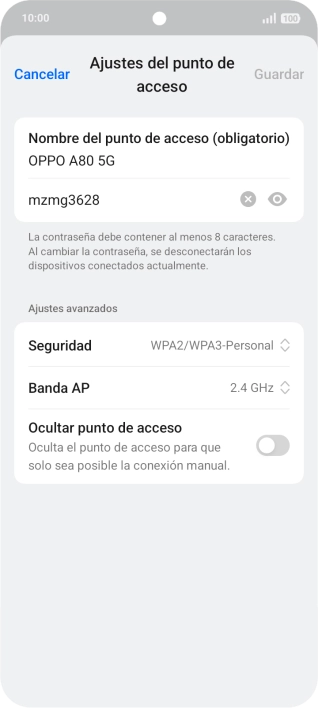 Pulsa en el campo bajo 