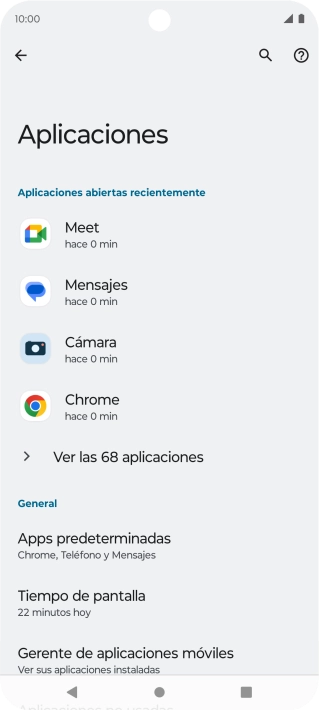 Pulsa Ver las aplicaciones.