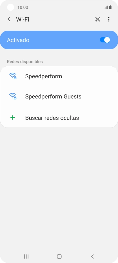 Pulsa la red wifi deseada.
