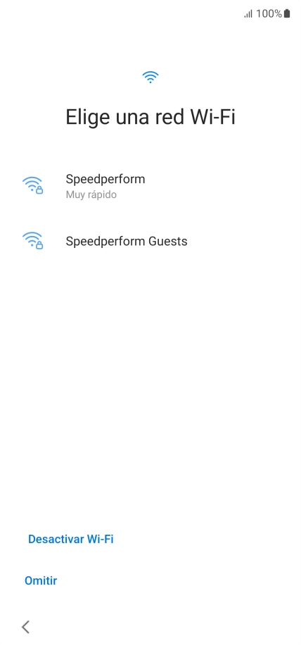 Pulsa la red wifi deseada.