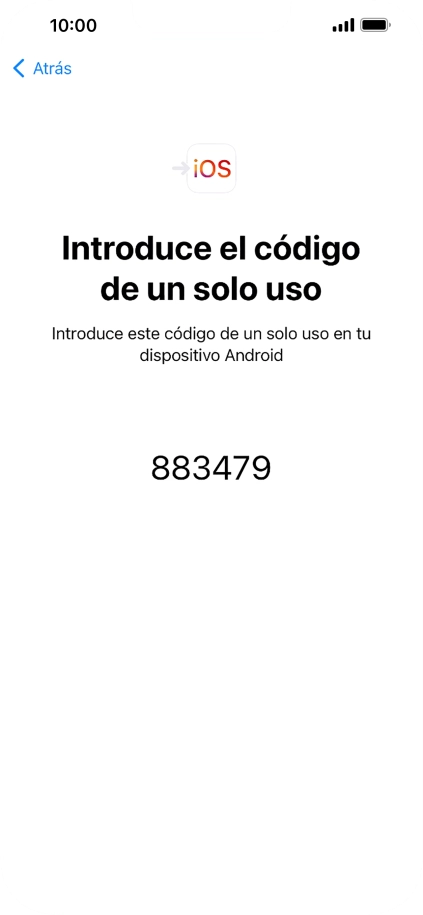 Seguir las indicaciones de la pantalla y de la app 
