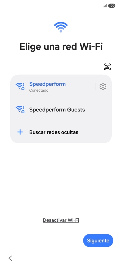 Pulsa Siguiente.
