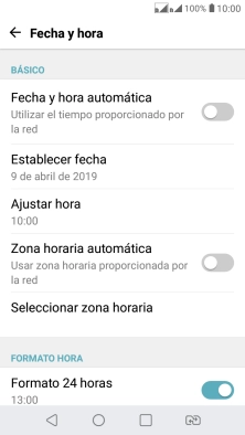 Pulsa el indicador junto a 