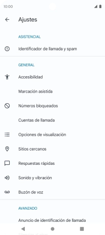 Pulsa Cuentas de llamada.