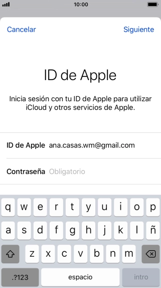 Pulsa en el campo junto a 