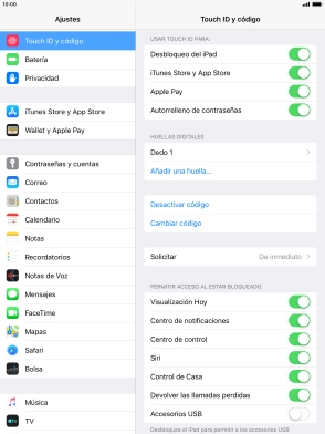 Pulsa el indicador junto a 