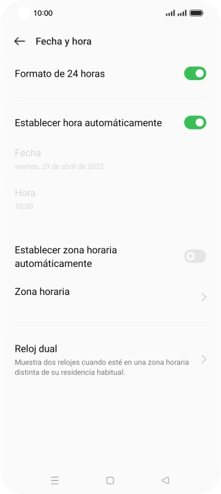 Pulsa el indicador junto a 